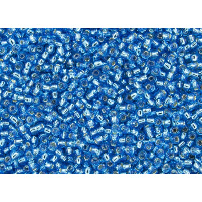 TOHO Round 15/0 Silver-Lined Dark Aqua TR-15-23B | Glass Beads