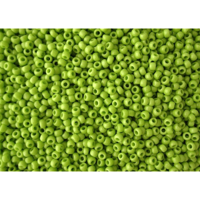 TOHO Round 15/0 Opaque Sour Apple 44 | Japanese Seed Beads