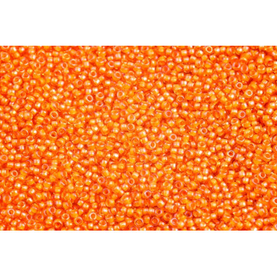 TOHO Round 15/0 Inside Color Peach Beige Lined 950 | Seed Beads