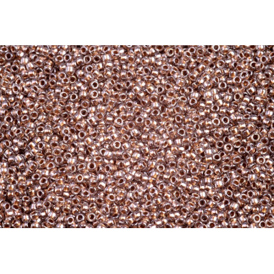 TOHO Round 15/0 Gold-Lined Crystal Seed Beads TR-15-989 | 5g