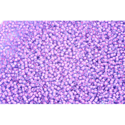 TOHO Round 15/0 Pink Lined Aqua 937 | Japanese Seed Beads