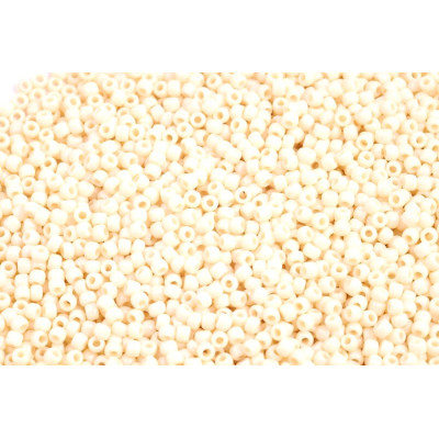 TOHO Round 11/0 Seed Beads Cream Opaque 51 | Japanese Glass Beads