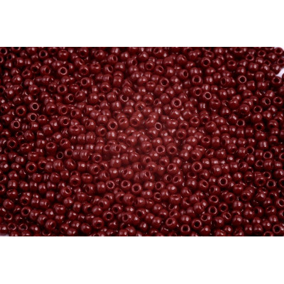 TOHO Round 11/0 rocallas Dark Brown Opaque 46