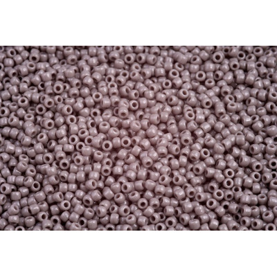 TOHO Round 11/0 Grey Opaque 53D Seed Beads | Japanese Glass