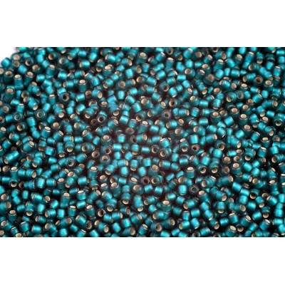 TOHO Round 11/0 Blue Zircon Silver Lined Matte 27BDF | 10g