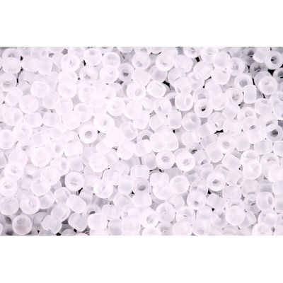 Matubo 7/0 Czech Seed Beads Crystal Matte 00030/84110 | 3.5mm