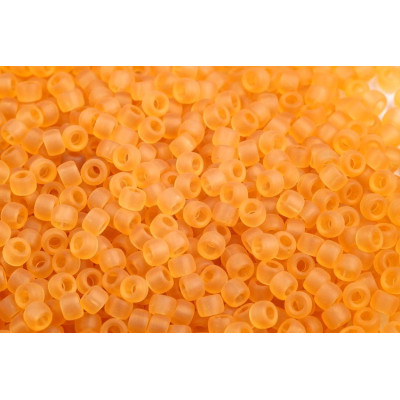 Matubo Round 7/0 Topaz Matte Czech Glass Beads 10060/84110