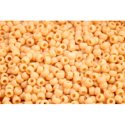 Matubo™ Round 7/0 Beads Opaque Ivory Mat 13020/84110 | 3.5mm