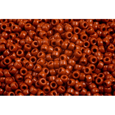 Matubo™ Round 7/0 Beads Opaque Chocolate 13600 | 3.5mm Glass