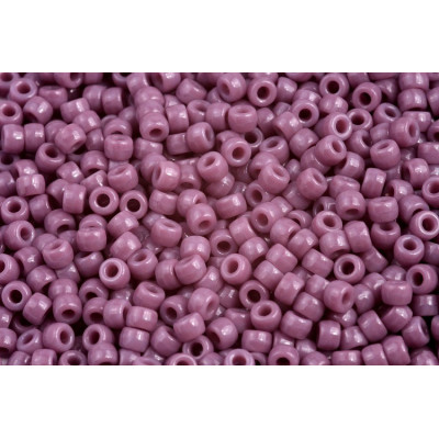 Matubo 7/0 Round Czech Glass Beads Opaque Violet 23020