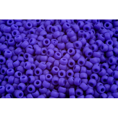 Matubo Round 7/0 Opaque Matte Violet 33050/84110 | Czech Glass Beads