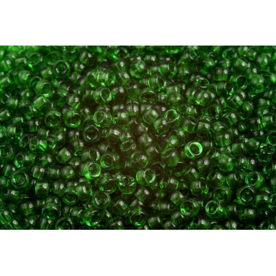 Matubo™ Round 7/0 Chrysolite Green 50050 | Czech Glass Beads 3.5mm