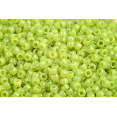 Matubo™ Round 7/0 Seed Beads Opal Green 51010 | Czech Glass