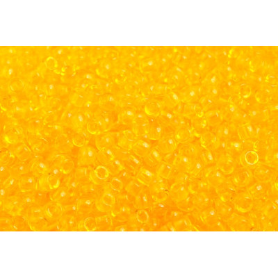 Matubo Round 7/0 Amber Czech Glass Beads 80020 | 3.5mm Seed Beads