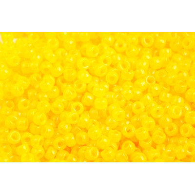 Matubo Round 7/0 Opal Amber 81210 | Czech Glass Beads 3.5mm