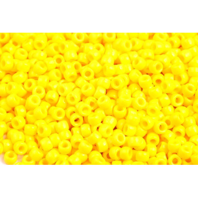 Matubo™ Round 7/0 Czech Glass Beads Neon Yellow 83120 | 3.5mm