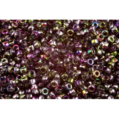 Matubo™ Round 7/0 Magic Violet Green Beads 00030/95000 | Czech Glass