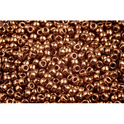 Matubo™ Round 7/0 Beads Crystal Gold Bronze 90215 | 3.5mm