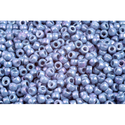 Matubo Round 7/0 Chalk Blue Luster 03000/14464 | Czech Glass Beads