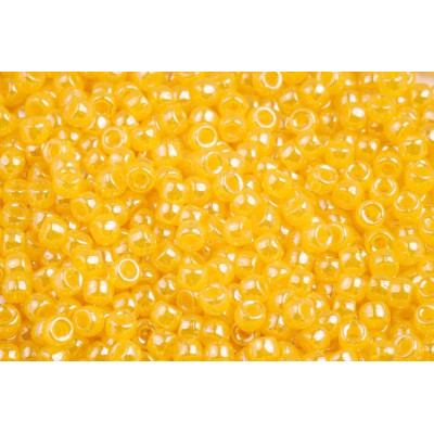 Matubo™ Round 7/0 Seed Beads Opal Amber Luster 81210 | Czech Glass