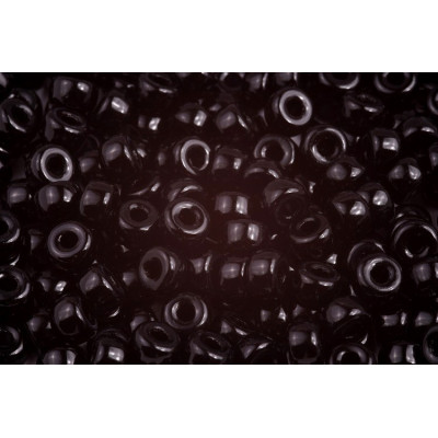 Matubo Round 2/0 Czech Glass Beads Jet Black 23980 | 6.2mm