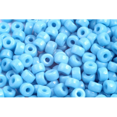 Matubo Round 2/0 Beads Turquoise Blue 63030 | 6.2mm Czech Glass