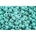 Matubo 2/0 Round Beads Turquoise Green 63130 | Czech Glass Beads