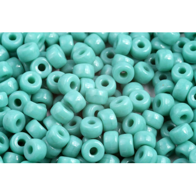 Matubo 2/0 Round Beads Turquoise Green 63130 | Czech Glass Beads