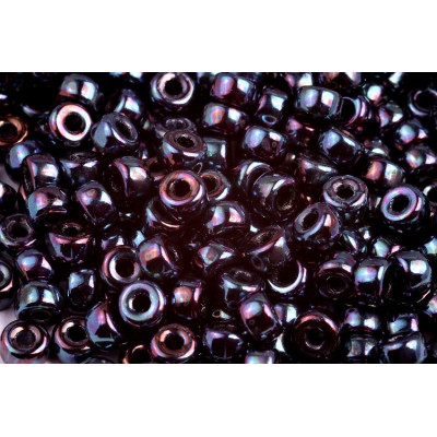 Matubo Round 2/0 Czech Glass Beads Jet Nebula 23980/15001 | 25pc