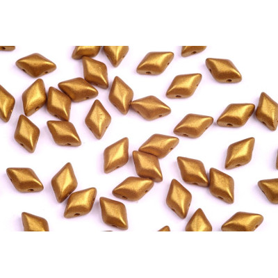 Matubo GemDuo 8x5mm Bronze Olive Gold 01720 | Czech Glass Beads