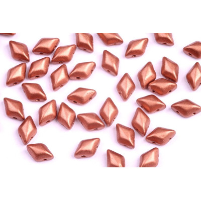 Matubo GemDuo 8x5mm Crystal Bronze Vintage Copper 01770 | Czech Beads