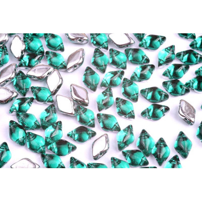 Matubo GemDuo 8x5mm Emerald Labrador 50720/27002 | Czech Beads