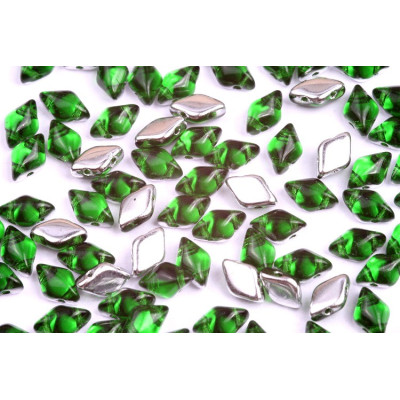 Matubo GemDuo Emerald Labrador 50720/27002 | Czech Glass Beads