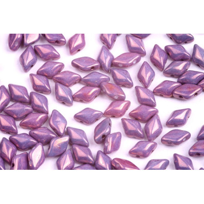 Matubo GemDuo 8x5mm Vega on Chalk 15726 | Czech Two-Hole Beads