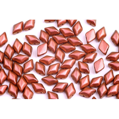 Matubo GemDuo 8x5mm Polychrome Dark Rose 23980/94100 | Glass Beads