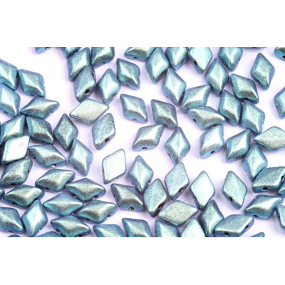 Matubo GemDuo Beads 8x5mm Polychrome Chameleon Turquoise 94104