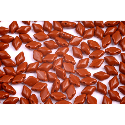 Matubo GemDuo 8x5mm Opaque Chocolate 13600 | Czech Glass Beads