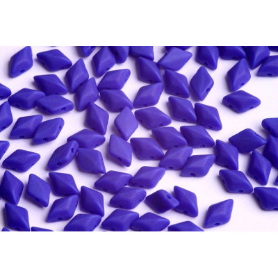 Matubo GemDuo 8x5mm Opaque Blue Mat 33050 | 2-Hole Czech Glass