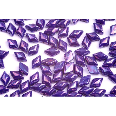 Matubo GemDuo Violet Nebula 33050/15001 | 8x5mm Czech Glass Beads