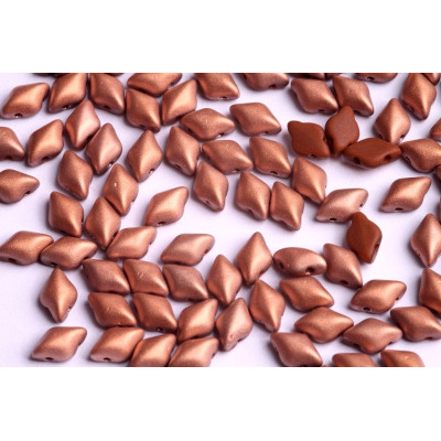 Matubo GemDuo 8x5mm Dark Chocolate Capri Gold 13610/27171 | Czech