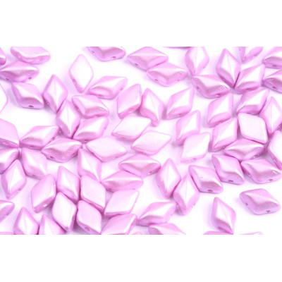 Matubo GemDuo 8x5mm Pastel Light Rose 02010/25011 | Czech Glass Beads