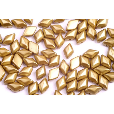 Matubo GemDuo 8x5mm Matte Gold 02010/25021 | Czech Glass Beads