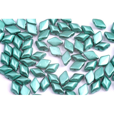 Matubo GemDuo Beads 8x5mm Pastel Green 25026 | Czech Glass