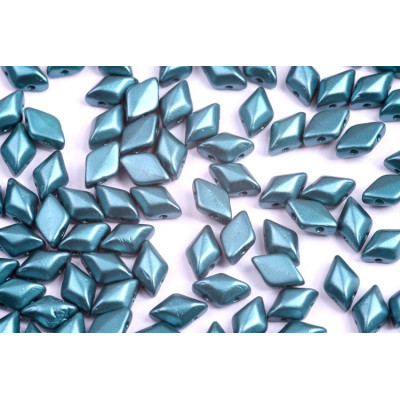 Matubo GemDuo 8x5mm Pastel Emerald 02010/25043 | Czech Glass Beads