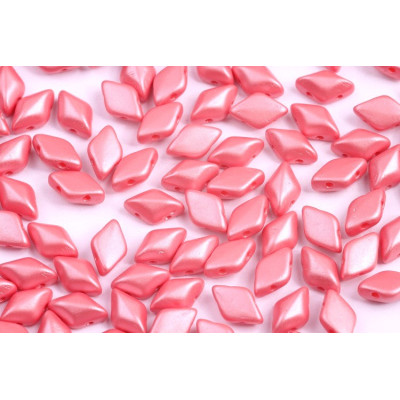 Matubo GemDuo 8x5mm Pastel Pink Red 02010/29307 | Glass Beads