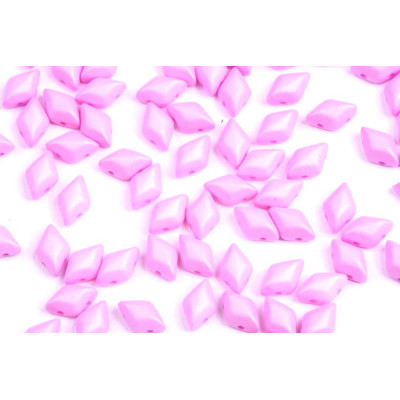 Matubo GemDuo Neon Silk Baby Pink 02010/29561 | Czech Glass Beads