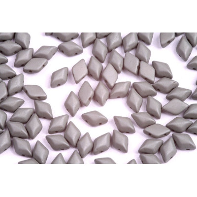 Matubo GemDuo Beads 8x5mm Neon Silk Titanium 02010/29566