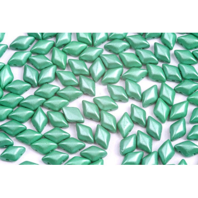 Matubo GemDuo 8x5mm Pearl Shine Light Green 02010/24010 | Czech Glass