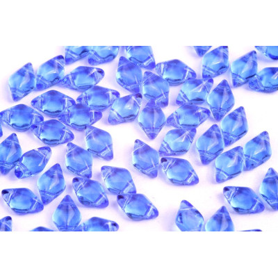 Matubo GemDuo 8x5mm Sapphire Blue 30060 | Czech Glass Beads
