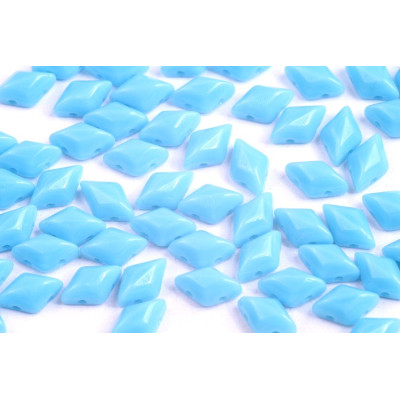 Matubo GemDuo 8x5mm Turquoise Blue 63030 | Czech Glass Beads